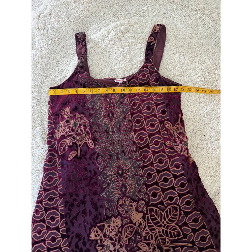 JOHNNY WAS velvet mini dress women's size L - Picture 5 of 8